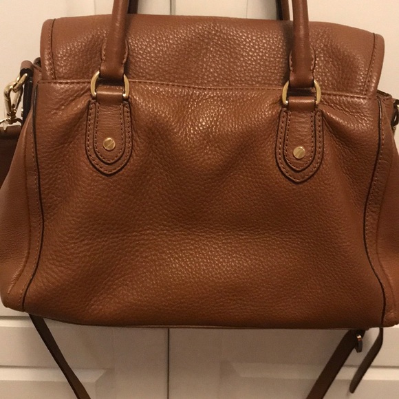 Like New Large Michael Kors Margo Leather Bag Tan - Picture 8 of 8